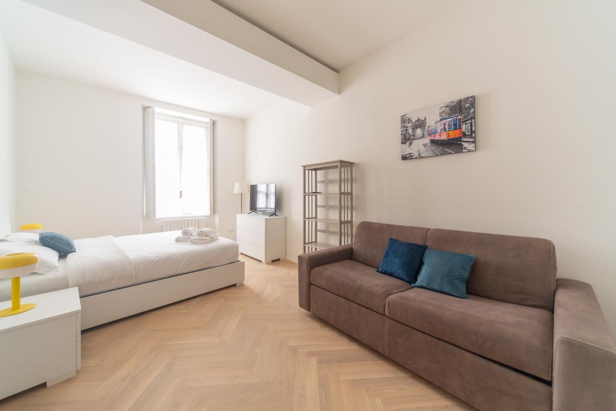 Appartement Charming 2-bedroom In Milanese Building
